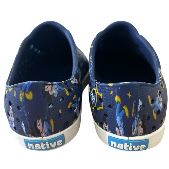 Disney X Native Girls Navy 50th Anniversary Mickey Mouse Slip On Sneakers - Picture 5 of 9